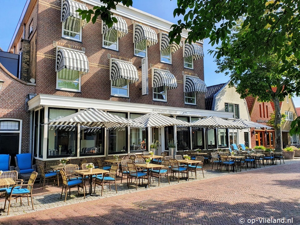 Appartement in Badhotel Bruin met terras, op Vakantie op Vlieland